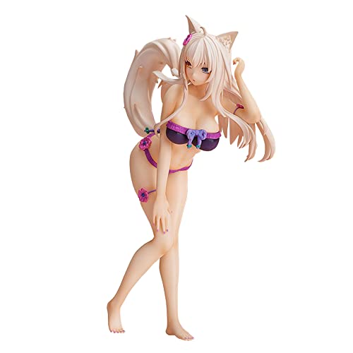 Jiumaocleu Nekopara Azuki Figure Statue - 14cm Azuki Action Figure Model Anime Game Figure Sculpture Handmade Collectible Desktop Decoration Figure von Jiumaocleu