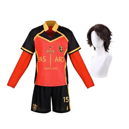 Jiumaocleu Shidou Ryuusei Cosplay Kostüm Anime Yukimiya Kenyuu Cosplay Outfit Trainingsanzug Fußball Sportbekleidung Trikots T-Shirt Shorts Set Rollenspiele für Halloween Jiumaocleu Shidou Ryuusei Cosplay Kostüm Anime Yukimiya Kenyuu Cosplay Outfit Trainingsanzug Fußball Sportbekleidung Trikots T-Shirt Shorts Set Rollenspiele für Halloween von Jiumaocleu
