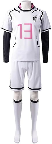 Jiumaocleu Shidou Ryuusei Cosplay Kostüm Anime Yukimiya Kenyuu Cosplay Outfit Trainingsanzug Fußball Sportbekleidung Trikots T-Shirt Shorts Set Rollenspiele für Halloween Jiumaocleu Shidou Ryuusei Cosplay Kostüm Anime Yukimiya Kenyuu Cosplay Outfit Trainingsanzug Fußball Sportbekleidung Trikots T-Shirt Shorts Set Rollenspiele für Halloween von Jiumaocleu