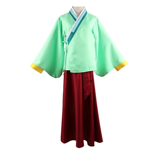 Jiumaocleu The Apothecary Diaries Cosplay Maomao Kostüm Hanfu Kleid Kimono Outfit Anzüge Top Rock für Mädchen Frauen von Jiumaocleu