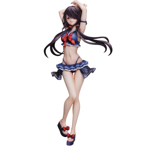 Jiumaocleu Tokisaki Kurumi Figur 24 cm blaue Badebekleidungsserie Figur Anime Mädchen Kurumi Tokisaki Modell Sammlerfigur Desktop Ornament Geschenk Jiumaocleu Tokisaki Kurumi Figur 24 cm blaue Badebekleidungsserie Figur Anime Mädchen Kurumi Tokisaki Modell Sammlerfigur Desktop Ornament Geschenk von Jiumaocleu