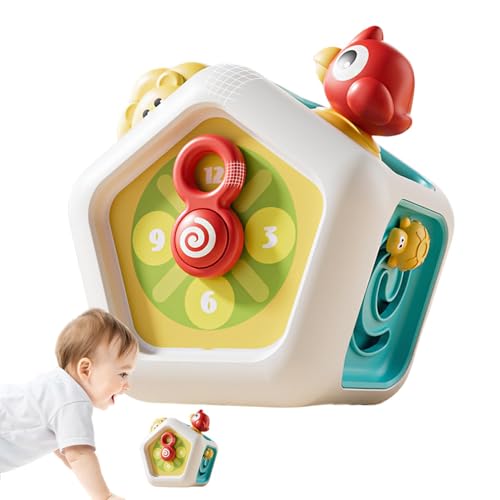 Busy Ball Lernspielzeug – Aktivitätswürfel für frühes Lernen – sensorischer Busy Cube, Reise-Lernspielzeug, Reise-Busy Cube-Spielzeug für Kinderspielzeug, Mädchen, , Kinder ab 6 Monaten von Jlobnyiun