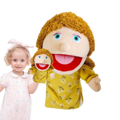 Handpuppen mit Geschichtenerzählen - Soft Family Doll, Kinder Puppenspielzeug | Plüsch Großmutter Charakter mit sanftem Stoffkonstruktion, kreativ Handpuppen mit Geschichtenerzählen - Soft Family Doll, Kinder Puppenspielzeug | Plüsch Großmutter Charakter mit sanftem Stoffkonstruktion, kreativ von Jlobnyiun