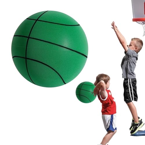 Jlobnyiun Basketball leise | Outdoor Trainingsball leise für Jugendliche - weicher Hüpfsportball, Trainingsball für drinnen für Anfänger, Spielspiele von Jlobnyiun