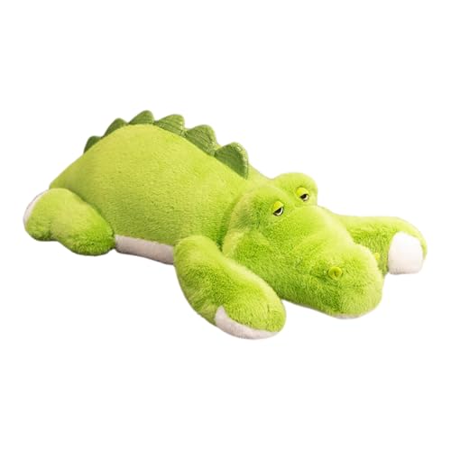 Jlobnyiun Gefüllter Alligator, Krokodilplüsch,Wildtierpuppe - Weiches Stofftier-Alligator-Spielzeug, Wildleben-Plüsch-Alligator, Bezaubernde Kuscheltiere für Kinder und Erwachsene von Jlobnyiun