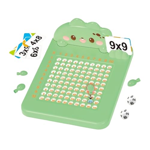 Jlobnyiun Multiplikationsmaschine, Multiplikationsmaschine für Kinder,Mathe-Brettspiel - Multiplikations-Lernwerkzeuge, Kindergarten-Mathe-Lernmaschine für Schüler und Kinder für zu Hause von Jlobnyiun