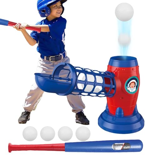 Jlobnyiun Schlagmaschine Baseball, Pitching-Maschinen Für Jugend-Baseball - T-Ball-Sets Für Kinder - T-Ball-Set Baseball- Und Softball-Pitching-Maschinen Für Kinder Im Alter Von 3–8 Jahren von Jlobnyiun