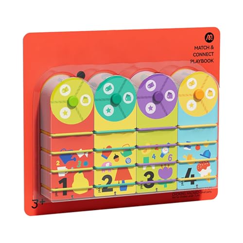 Johnny A Shape Matching Game, Logik-Spiele – lustiges Brettspiel mit Rollkarten – direktionales Schreibtischspielzeug, interaktives sensorisches Sortierspielzeug von Jlobnyiun