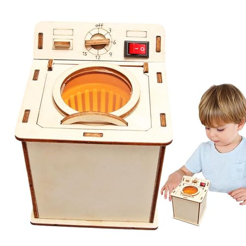 Kinderspielhaus-Spielzeug – Stellen Sie sich eine Miniatur-Waschmaschine, ein Haushaltsgerät-Spielzeug vor | Pretend Play Waschmaschine, pädagogisches Spielhaus, wissenschaftliches pädagogisches Exper von Jlobnyiun