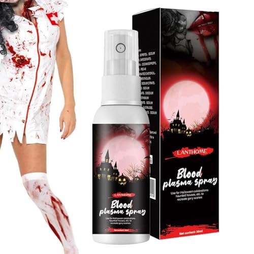 Kunstblutspray Halloween – Professionelles Kostüm-Blutspray | Schnell trocknendes, realistisches Blut für Horror-Make-up, Themenveranstaltungen, Cosplay, ungiftiges Kunstblut für gruselige Effekte und von Jlobnyiun