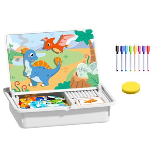 Magnetisches Verkleidungspuzzle | Doppelseitiges Frühförderung Puzzle-Spiel - Magnetisches Gesicht Anziehen Zuordnungsspiel Für Vorschule Kindergarten Zuhause Reise Urlaub Neujahr Weihnachten | Für Vo Magnetisches Verkleidungspuzzle | Doppelseitiges Frühförderung Puzzle-Spiel - Magnetisches Gesicht Anziehen Zuordnungsspiel Für Vorschule Kindergarten Zuhause Reise Urlaub Neujahr Weihnachten | Für Vo von Jlobnyiun