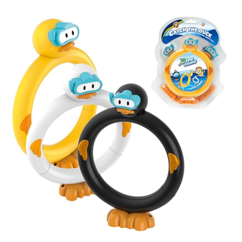 Pool Diving Toy Set - Entenschwimmringe, süßes Cartoon -Spiel | Starke sinkende Wasserspielsammlung mit leuchtenden Farben für Kinder im Freien, unterhaltsame Poolzubehör für Beach Family Yard Sommer Pool Diving Toy Set - Entenschwimmringe, süßes Cartoon -Spiel | Starke sinkende Wasserspielsammlung mit leuchtenden Farben für Kinder im Freien, unterhaltsame Poolzubehör für Beach Family Yard Sommer von Jlobnyiun