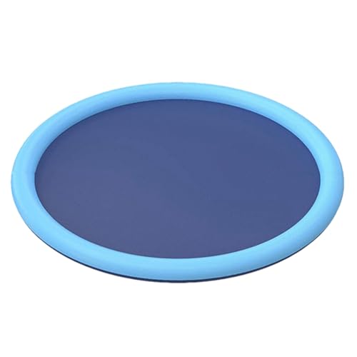 Wasserspielmatte - Outdoor-Spielmatte, Spritzmatte für Hunde | Niedliche blaue Poolmatte, Poolsprinkler, Outdoor-Spielzeug für Hinterhof, rutschfestes Wasserspielzeug von Jlobnyiun