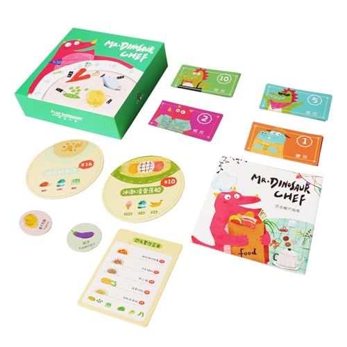 Joberio Kartenspielset, Kartenspiele | Restaurant-Kartenspielzeug,Feinmotorikspielzeug, Restaurantkartenspiele für Kinder, pädagogisches und interaktives Spiel, Eltern-Kind-Spielzeugspiele von Joberio