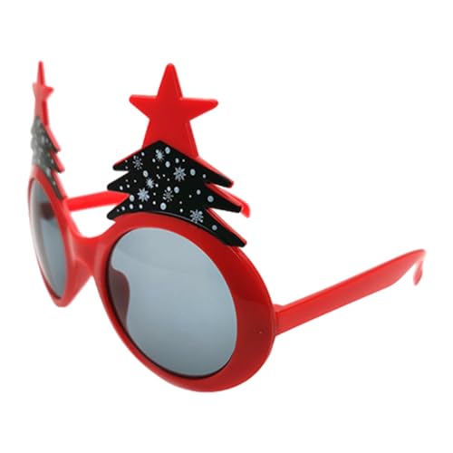 Joberio Weihnachtsbaum-Brille, Weihnachtsbrille zum Tragen - Santa Rentier Weihnachtsbaum Hut Brille,Kostümzubehör, Brillen, Weihnachts-Goodie-Bag-Stuffers, Dekoration für Weihnachtsfeiern von Joberio