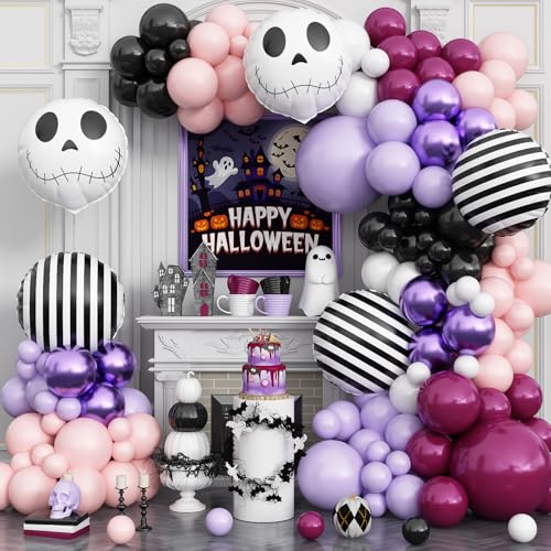 Halloween Weinvioletter Ballonbogen Halloween Weinvioletter Ballonbogen von Jobkoo