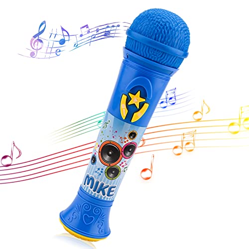 Mikrofon Karaoke,Tragbares Drahtloses Bluetooth Mikrofon für Kinder Jungen Mädchen,Handmikrofon mit LichternMusikalisches Spielzeug,Eingebauter Lautsprecher,Geschenke für Kinder,Frühes Lernspielzeug von Jodsen