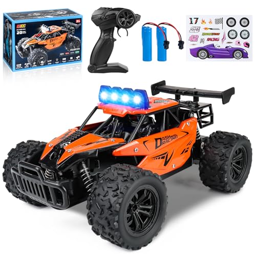 Joellfuner ferngesteuertes Auto, 2.4GHz 1:16 Offroad Monster RC Truck, 2WD 20KM/H RC Auto mit Vierfarbiges LED-Licht, RC Truggy mit Hohe und Niedrige Gänge für Kinder ab 3 Jahre Joellfuner ferngesteuertes Auto, 2.4GHz 1:16 Offroad Monster RC Truck, 2WD 20KM/H RC Auto mit Vierfarbiges LED-Licht, RC Truggy mit Hohe und Niedrige Gänge für Kinder ab 3 Jahre von Joellfuner