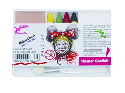 Jofrika Cosmetics * 707833 - Schminkset Mäuschen * Schminke Karneval * MAUS von Jofrika