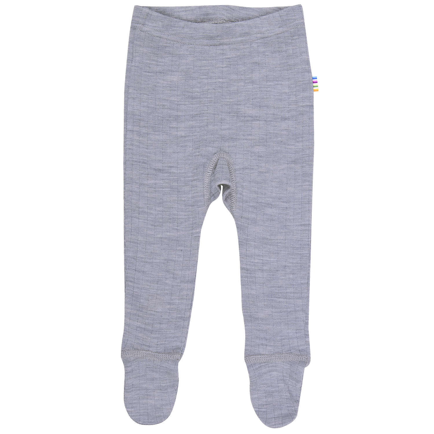 Joha - Baby-Leggings Merinowolle mit Fuß hellgrau 50 von Joha