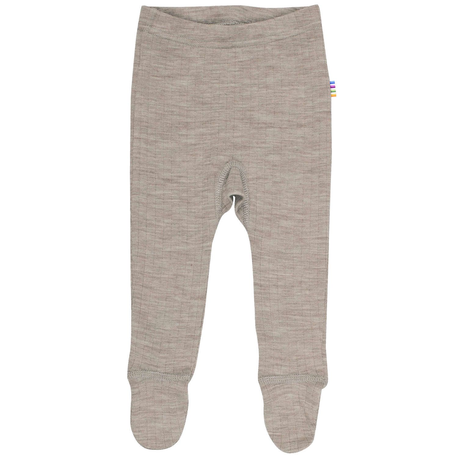 Joha - Baby-Leggings Merinowolle mit Fuß sesam 50 von Joha