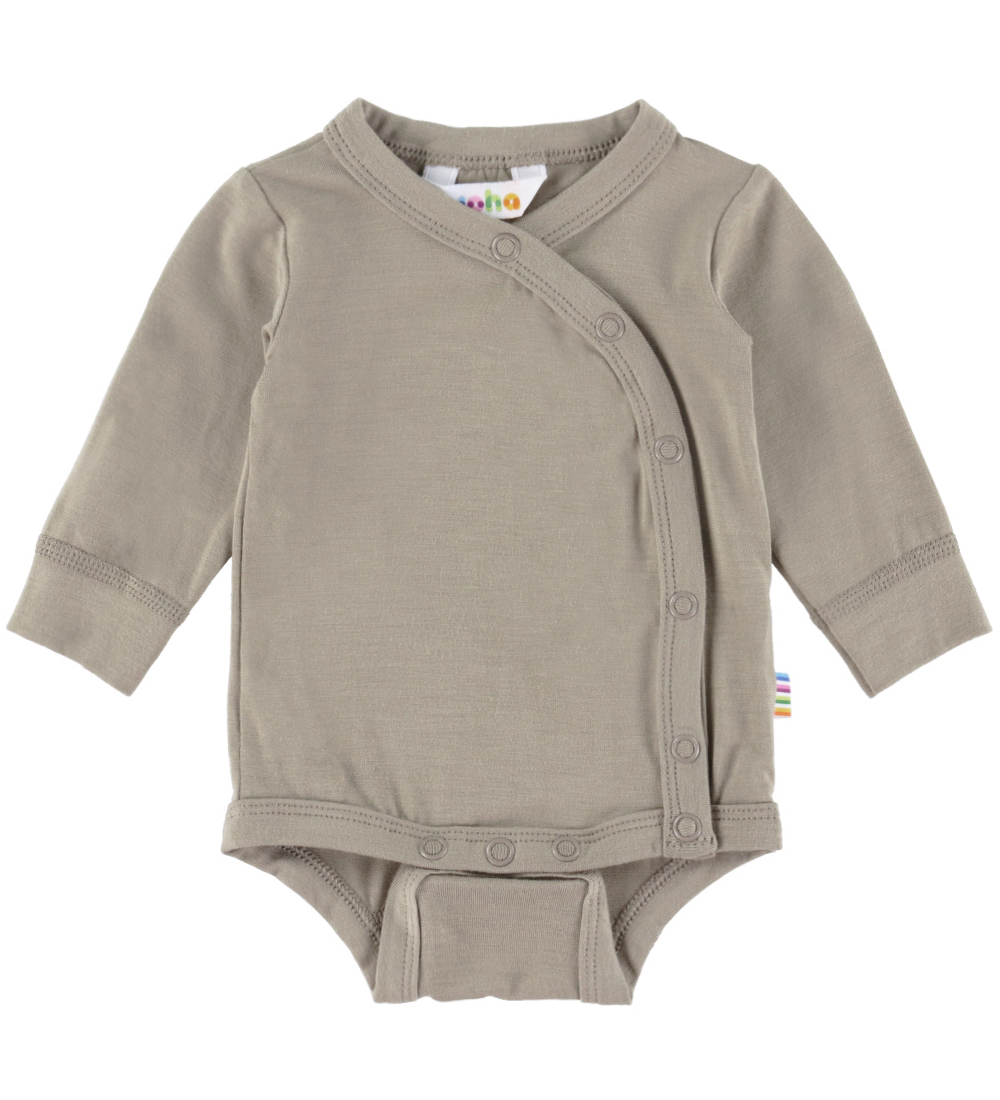 Joha Wickelbody l/ä - Bambus - Beige - Joha - 50 - Body L/Ä Joha Wickelbody l/ä - Bambus - Beige - Joha - 50 - Body L/Ä von Joha