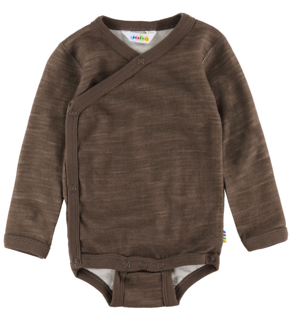 Joha Wickelbody l/ä - Wolle/Viskose - Dunkelbraun - Joha - 50 - Body L/Ä Joha Wickelbody l/ä - Wolle/Viskose - Dunkelbraun - Joha - 50 - Body L/Ä von Joha