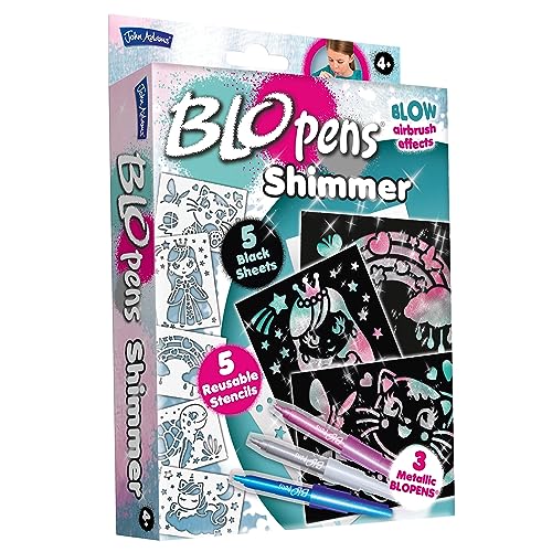 John Adams , BLOPENS Shimmer: Blow shimmer airbrush effects, Arts & crafts, Ages 4+ von John Adams