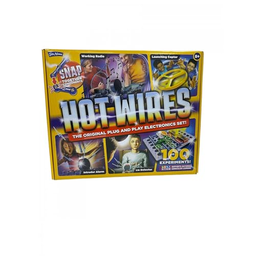 John Adams , Hot Wires: Plug and Play Electronics Set with 100 Experiments!, Science and STEM Toys, Ages 8+ von John Adams