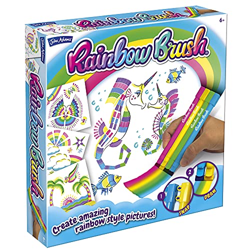 John Adams , Rainbow Brush Drawing Set: Create Amazing Rainbow Style Pictures!, Arts & Crafts, Ages 6+ von John Adams