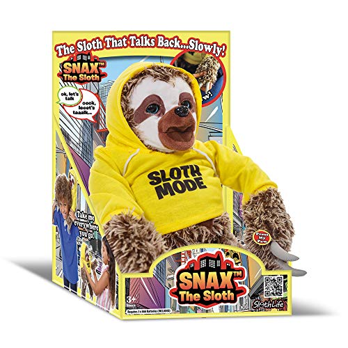 John Adams 577 10927 EA Snax The Sloth, Yellow,25.4 x 20.5 x 35.5 Centimeters von John Adams