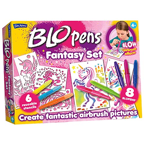 John Adams , BLOPENS Fantasy Activity Set: Blow airbrush effects , Arts & crafts , Ages 4+ von John Adams