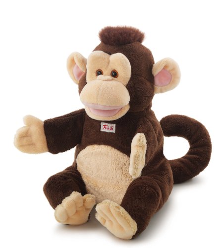 Trudi, Monkey Puppet: Plush Monkey Puppet, Christmas, Baby Shower, Birthday or Christening Gift for Kids, Plush Toys, Suitable from Birth von Trudi