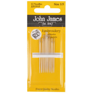 John James Sticknadeln Größe 1/5 - 12 Stk von John James