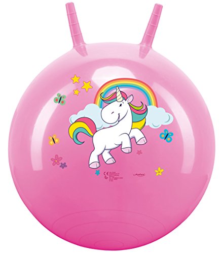 John 59004 Griffen Hopper Ball Unicorn Einhorn Sprungball, Mit Motiv, Pink von John