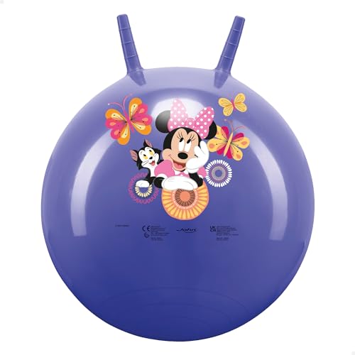 John 59444 Minnie Mouse Disney Hüpfball Sprungball, lila, 50 cm von John