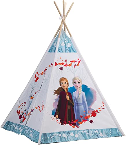 John GmbH 75216 Holztipi Tipi Spielzelt Die Eiskönigin 2 Disney Frozen SPIELHÄUSER-ZELTE, bunt von John