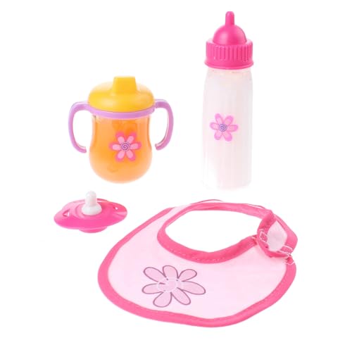 Johntoy 27567 Baby Rose Essenszeit Puppe Spielset, Mehrfarbig von JohnToy