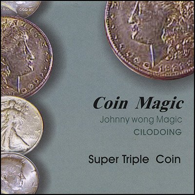 Super Triple Coin (with DVD) by Johnny Wong - Trick von Johnny Wong