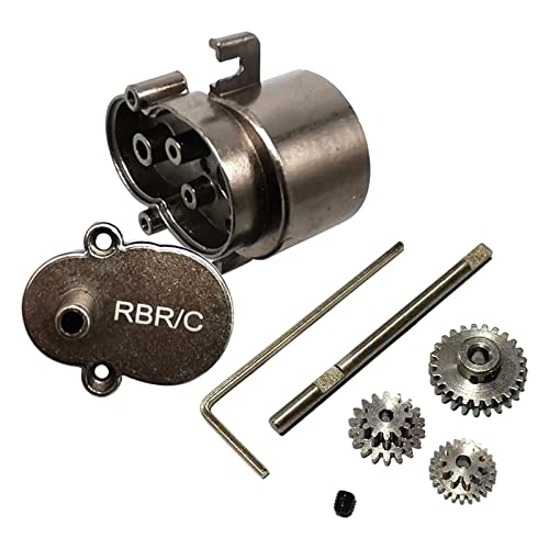 JoiJoy 26/19/24T Gear Upgrade Zubehör Kit WPL D12 RC Auto, Getriebe-Kit Titan, 3 x 4 x 4,5 cm von JoiJoy