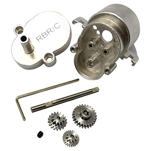 JoiJoy 26/19/24T Gear Upgrade Zubehör Kit WPL D12 RC Auto, Getriebe-Set, Silber, 3 x 4 x 4,5 cm von JoiJoy