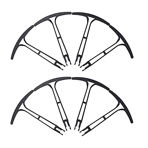 JoiJoy 8 Stück RC Propeller Bumper Guard Cover für HS175 D65 SYMA X500 X30 Z6 RC Drohne, schwarz, 10 x 10 x 1 cm von JoiJoy