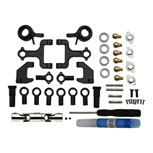 JoiJoy RC Car Bottom Metal Parts Set 1:10 Modell für WPL D42, Chassis Heckwelle, wie abgebildet von JoiJoy