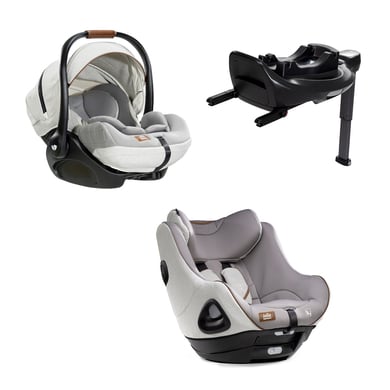 Joie Signature Kindersitz i-Harbour Oyster 2024 inkl. Babyschale i-Level Recline Oyster und Basisstation i-Base Encore von Joie™ signature