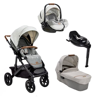 Joie Signature Kombi-Kinderwagen Vinca 2in1 Oyster mit Babyschale i-level Recline und Base i-Base Encore von Joie™ signature