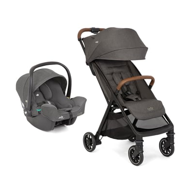 Joie Buggy Pact Pro Shell Gray inklusive Joie Babyschale i-Snug 2 Shell Gray von Joie