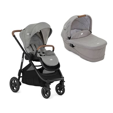 Joie Kinderwagen Set Versatrax Pebble inklusive Babywanne Ramble XL Gray Flannel von Joie