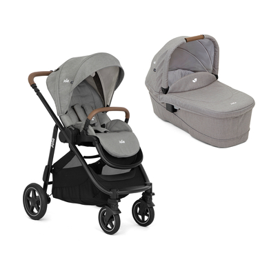 Joie Kinderwagen Versatrax Pebble inklusive Babywanne Ramble XL Gray Flannel von Joie