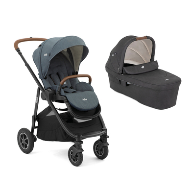 Joie Kinderwagen Versatrax Lagoon inkl. Babywanne Ramble XL Shale 2024 von Joie