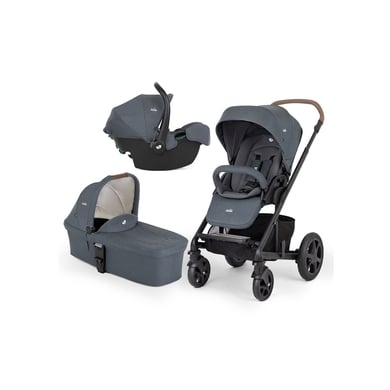 Joie Trio Kinderwagen Set Chrome DLX Set Moonlight inkl. Babyschale i-Snug 2 von Joie